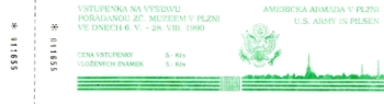 SA 90 / 008 a a - SA 90 / 008 d a - kontrolní kupón ** - 1990